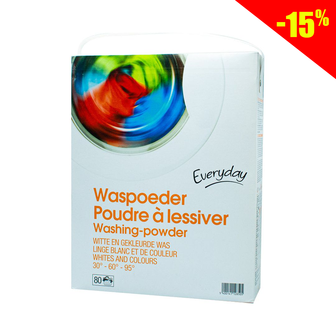 Everyday laundry powder for white and colored clothes 4.4kg