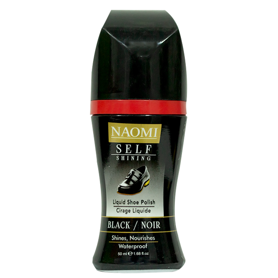 Naomi self-shine black shoe polish 50ml