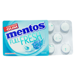 Mentos chewing gum full fresh with green tea sugar-free 14g