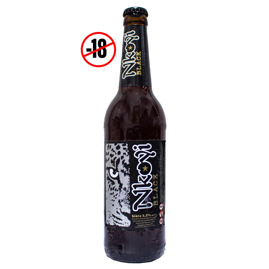 Nkoyi local black beer 5.4% 500ml