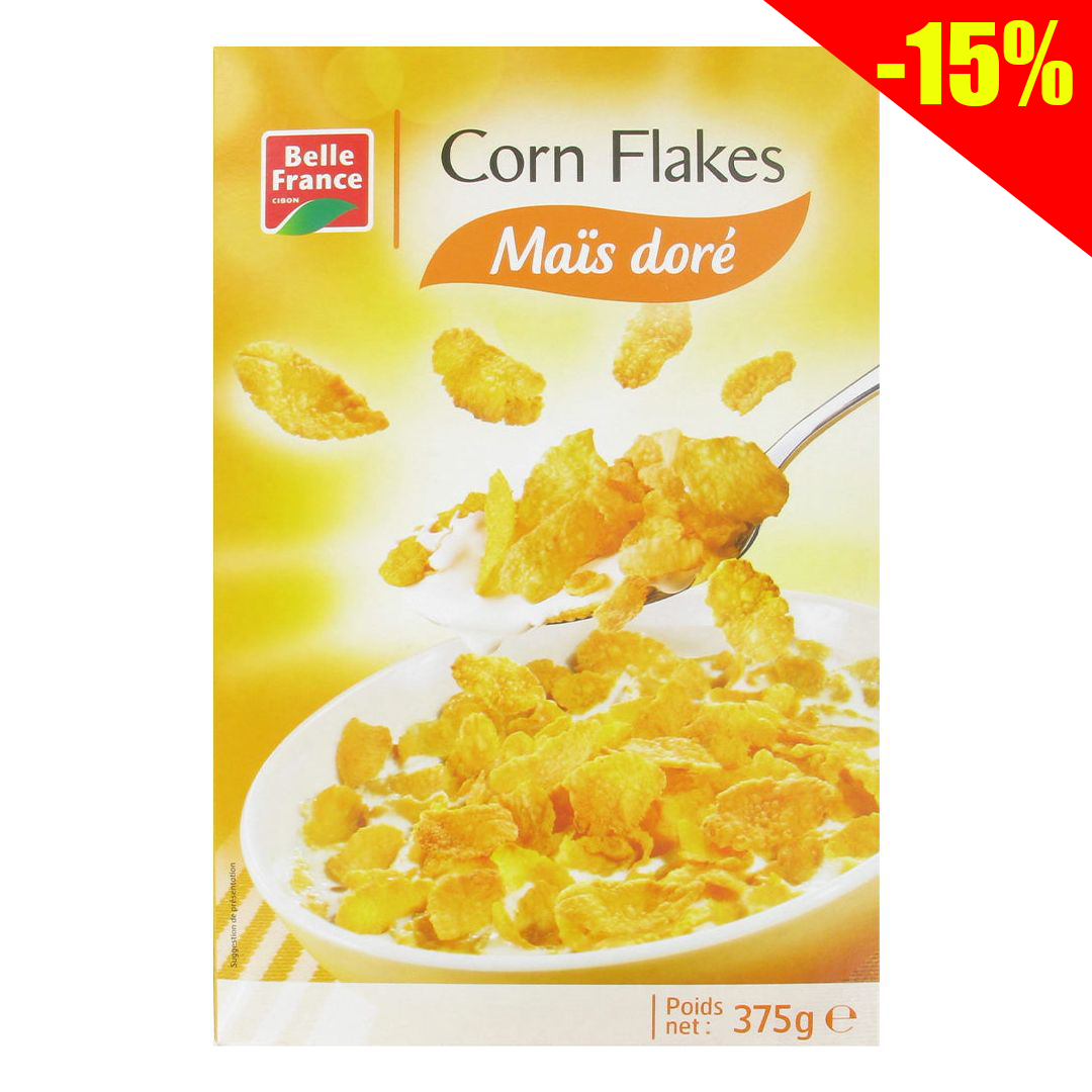 Belle France Golden Corn Flakes 375g