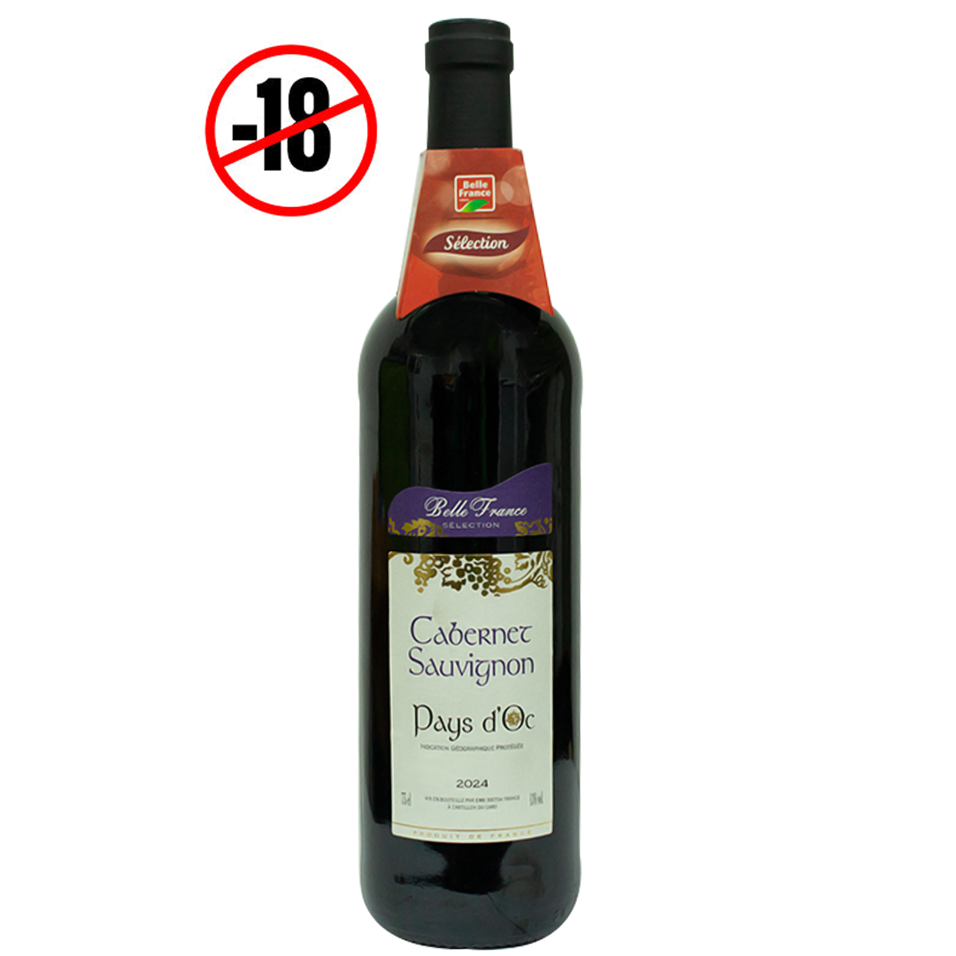 Belle France Cabernet Sauvignon Pays dOc 2024 13% 750ml