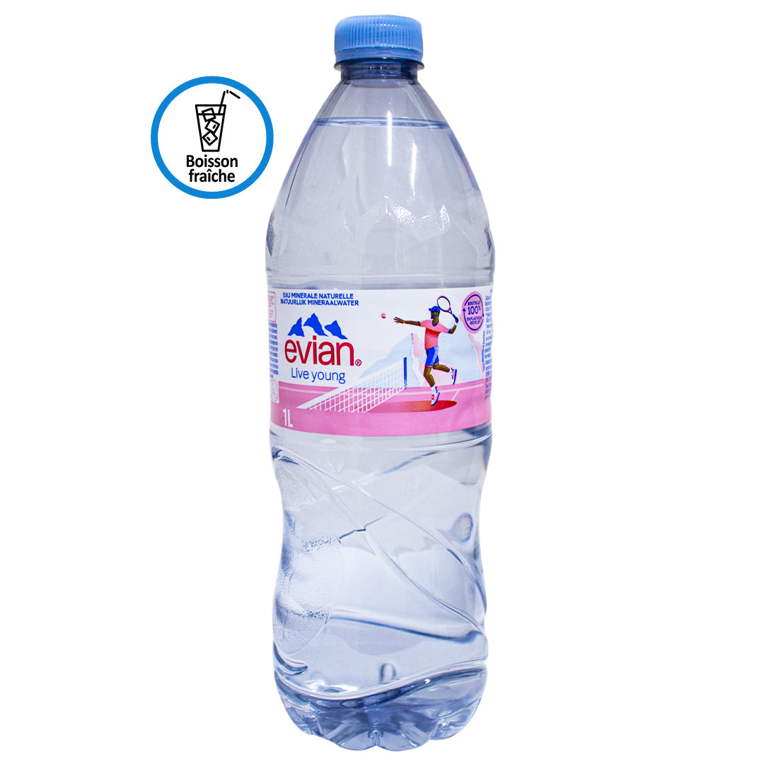 Evian natural mineral water 1l