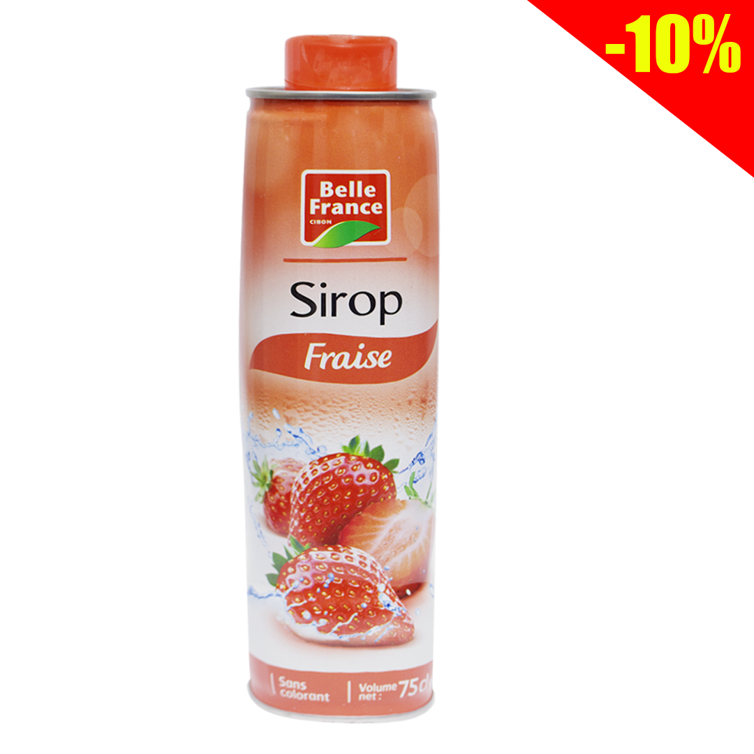 Belle France strawberry syrup 750ml