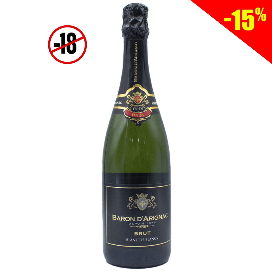 Baron d'Arigance brut white wine 11% 750ml