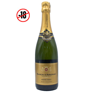 Baron d'Arigance demi-sec white wine 11% 750ml