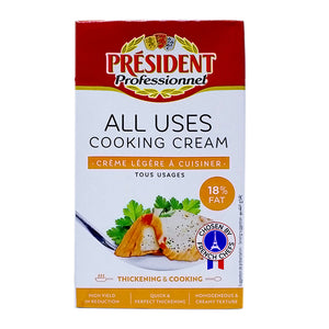President cooking cream light liaison and cooking cream 1 liter