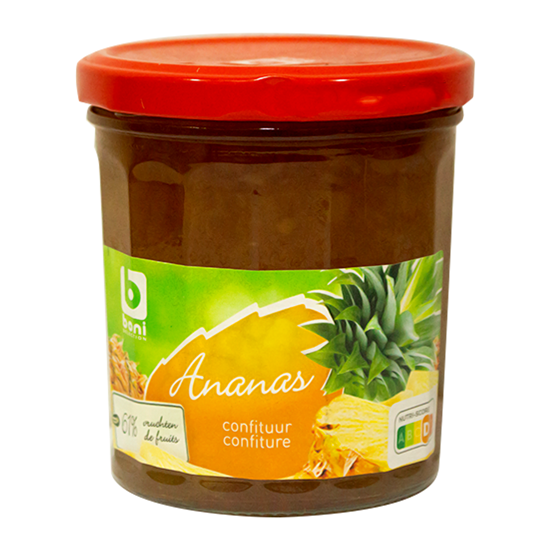 Boni pineapple jam 61% fruit 370g
