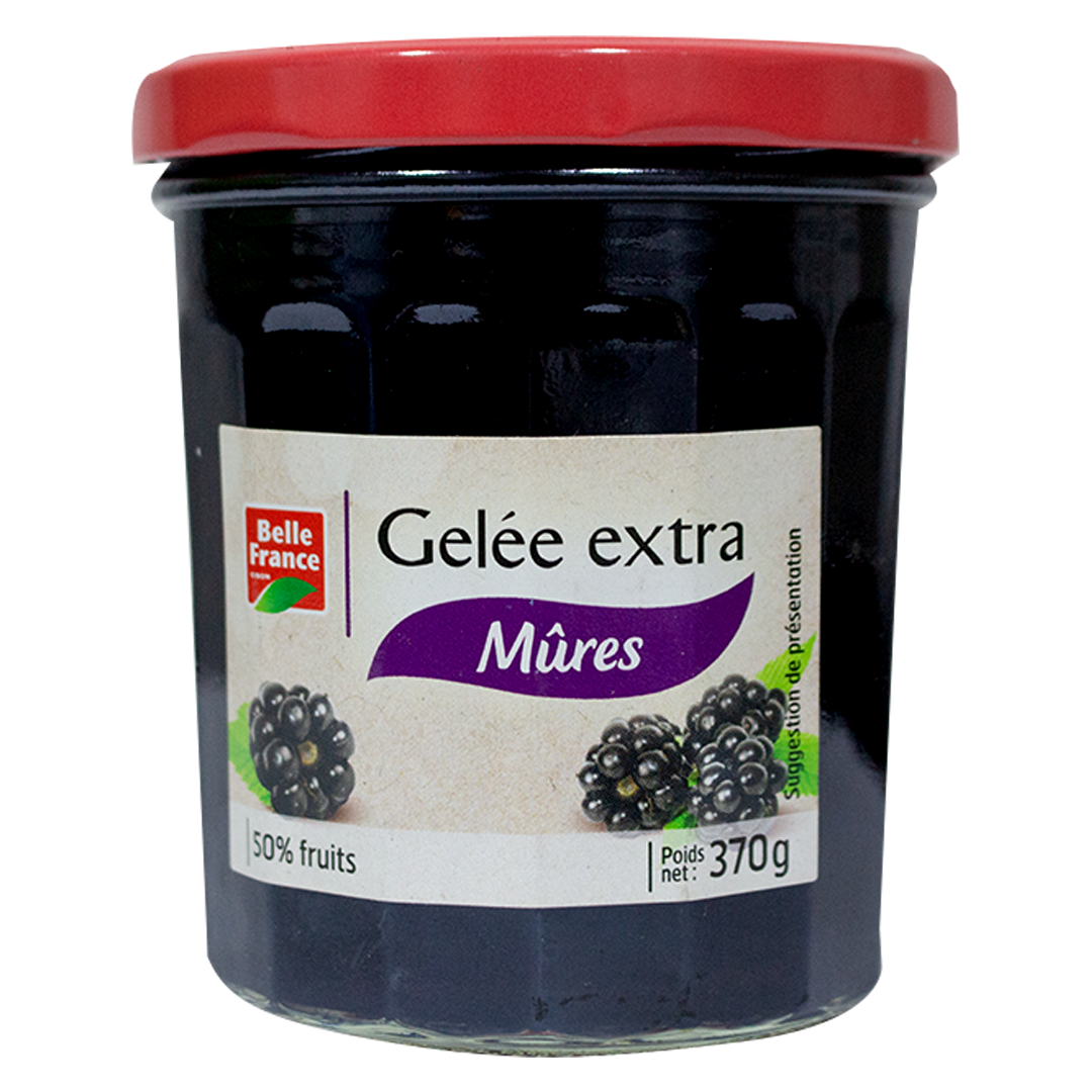 Belle France extra rhubarb jam 370g