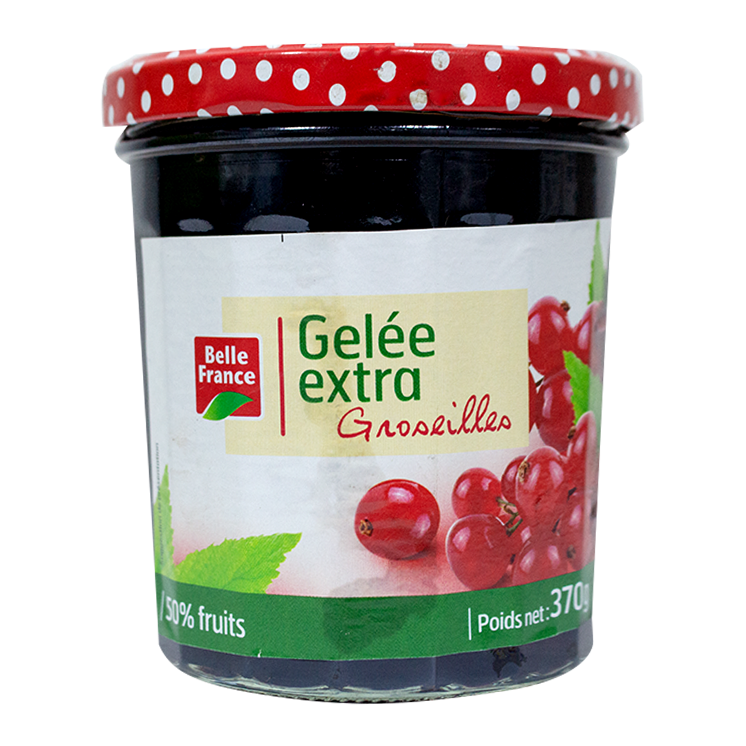 Belle France extra raspberry jam 370g