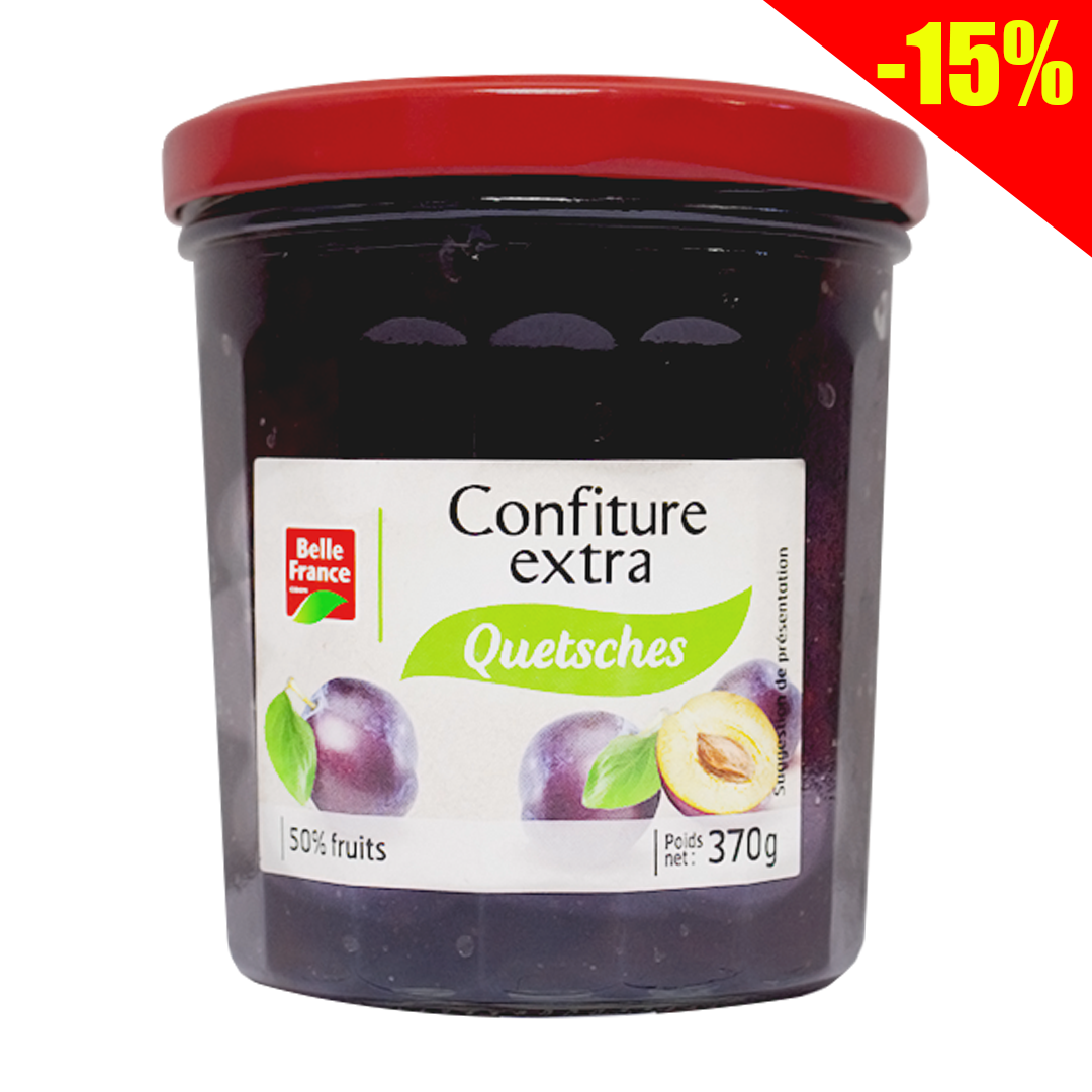 Belle France extra plum jam 370g
