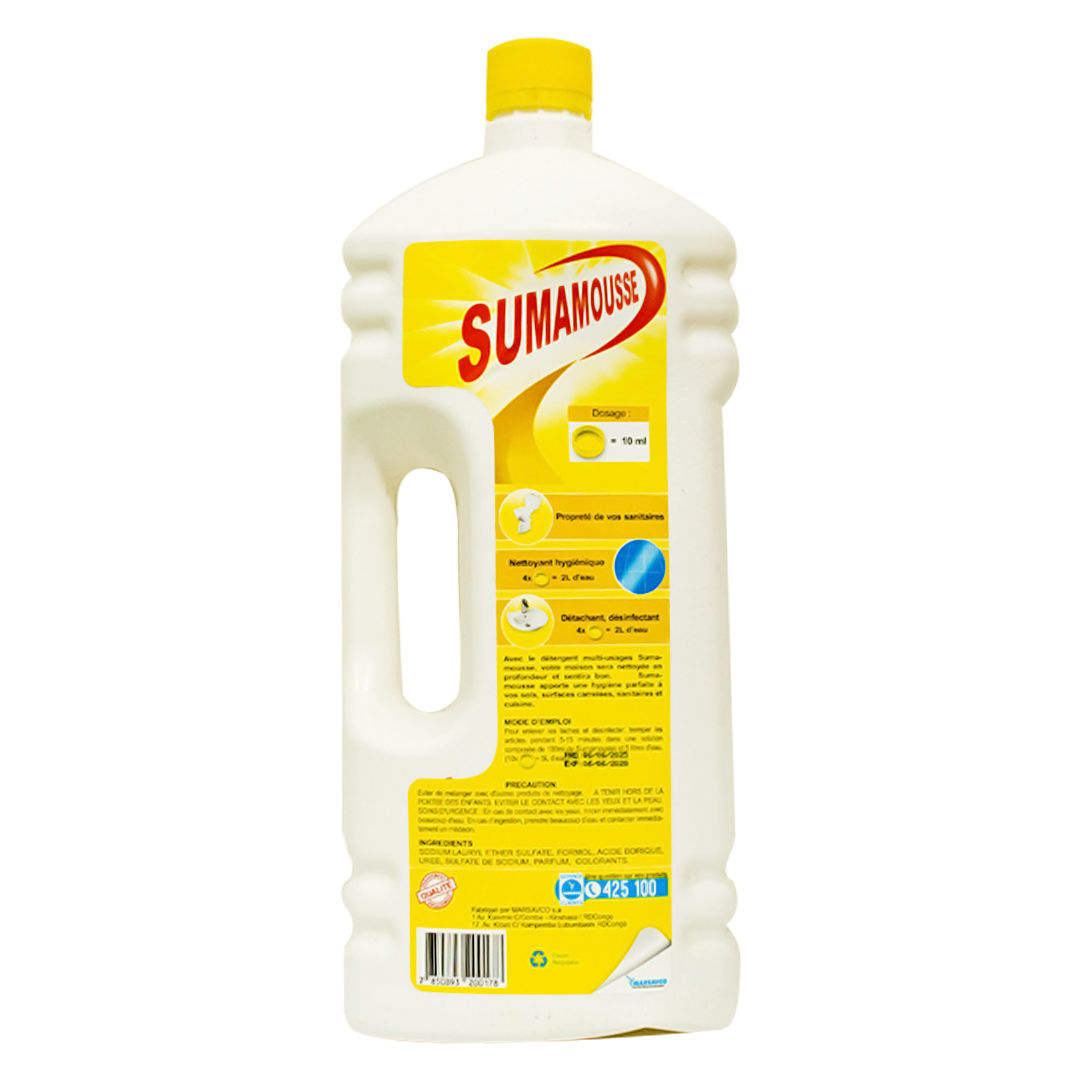 Sumamousse fresh lemon liquid 2L