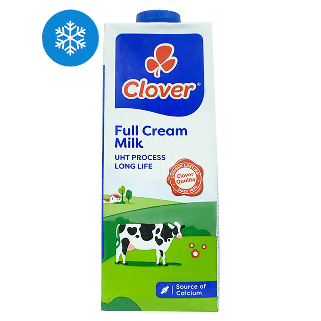 Clover whole milk pack 1l