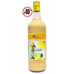 Boum Boum white rum piña colada 14% 1l