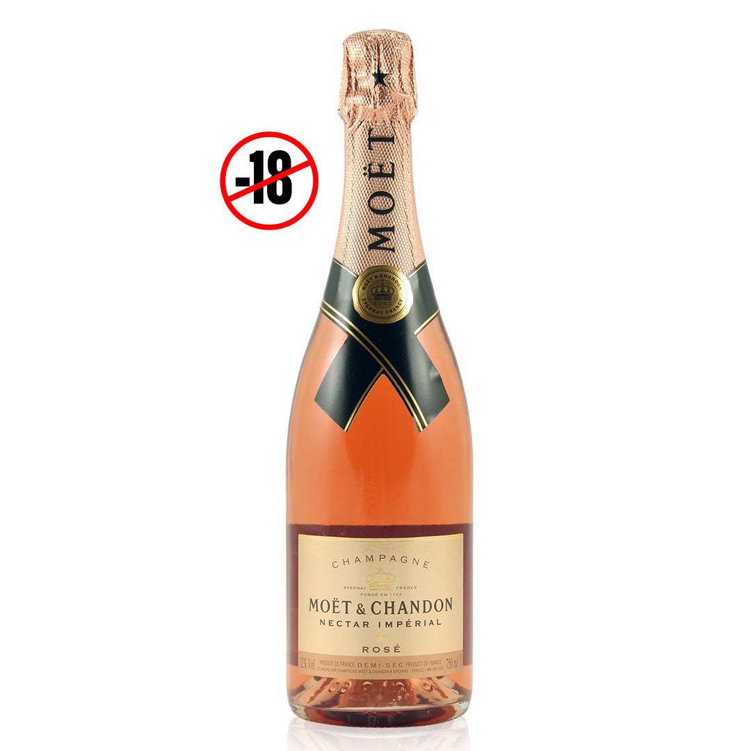 Moet & chandon nectar imperial rose champagne, 750ml