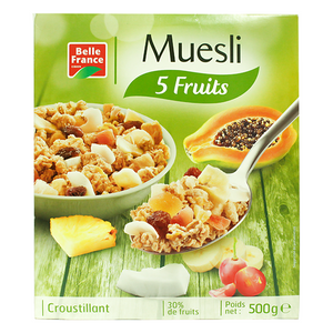 Belle France muesli 5 fruits 500g