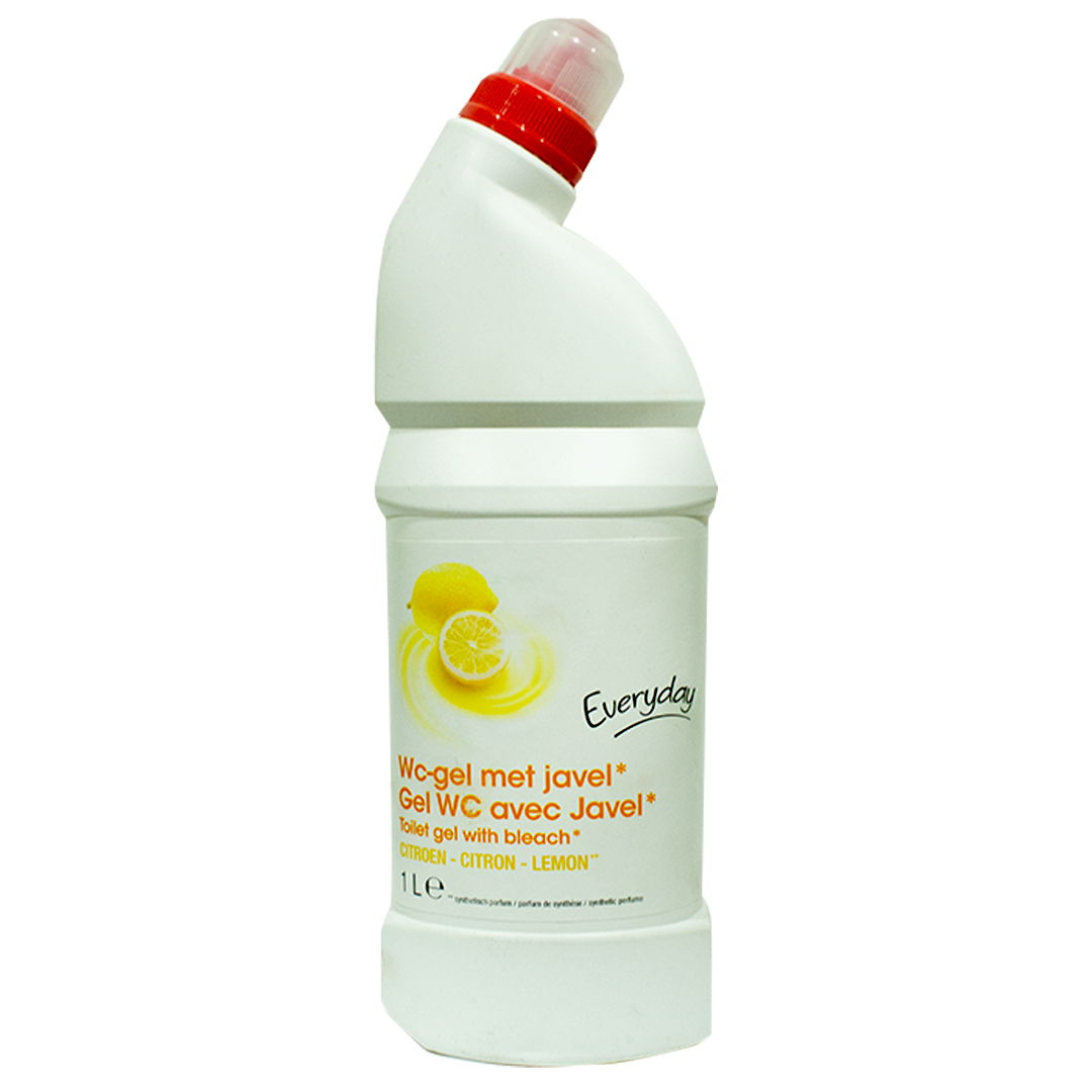 Everyday toilet gel with bleach lemon 1L