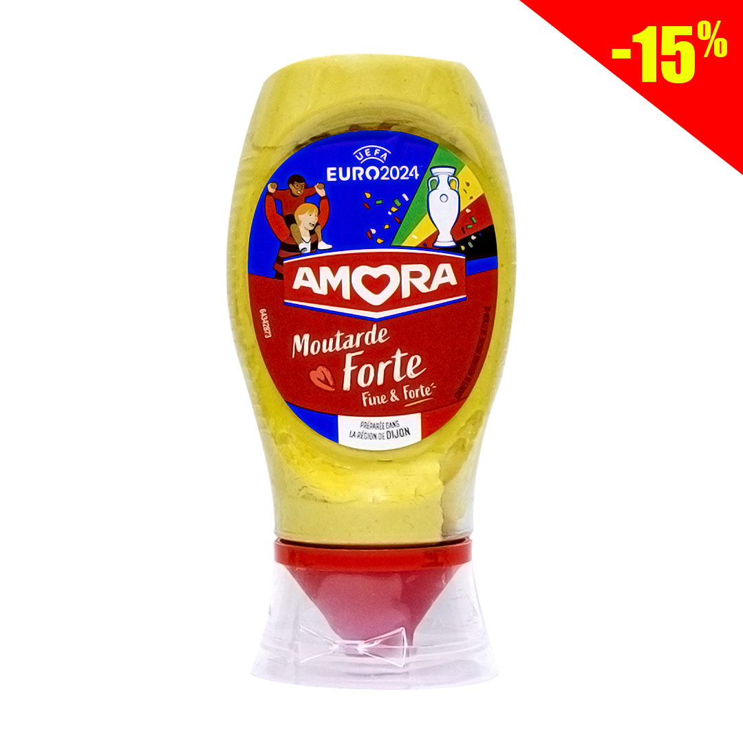 Amora Fine and Strong Mustard 265g
