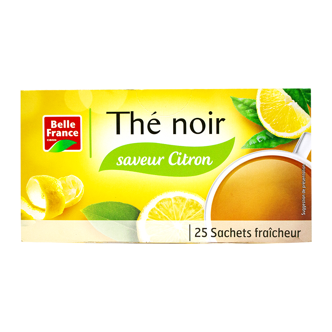 Belle France Black Tea Lemon 25 Bags 50g