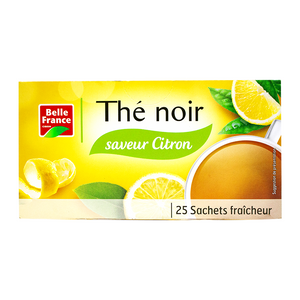 Belle France Black Tea Lemon 25 Bags 50g