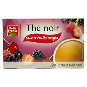 Belle France Black Tea Red Fruits 20 Bags 34g
