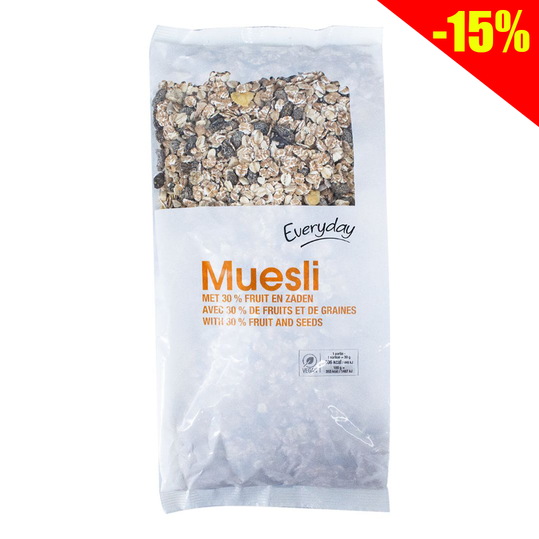 Everyday muesli with 30% fruits and seeds 1kg
