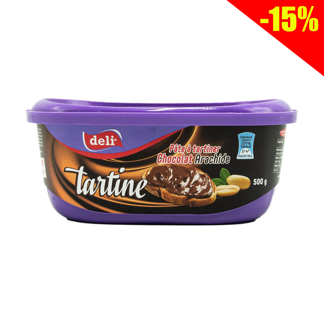 Deli chocolate and peanut spread 500g