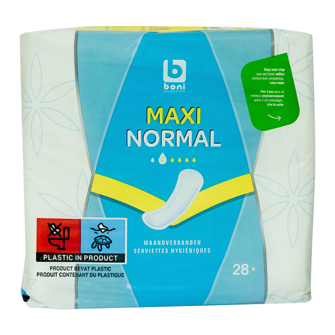 Sanitary napkins maxi normal 28 pieces