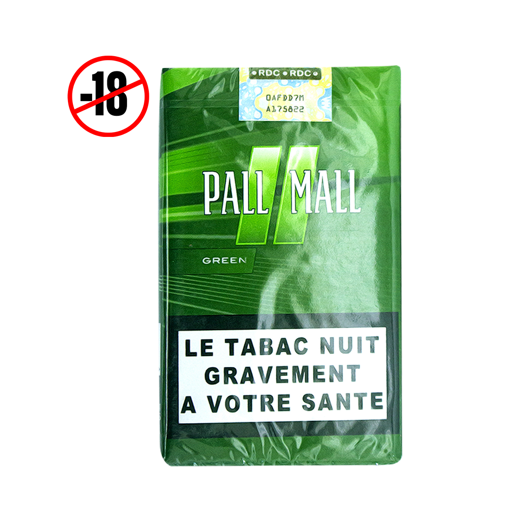 Pall Mall Green Cigarettes 20 Pieces