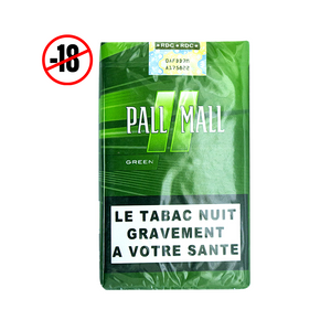 Pall Mall Green Cigarettes 20 Pieces