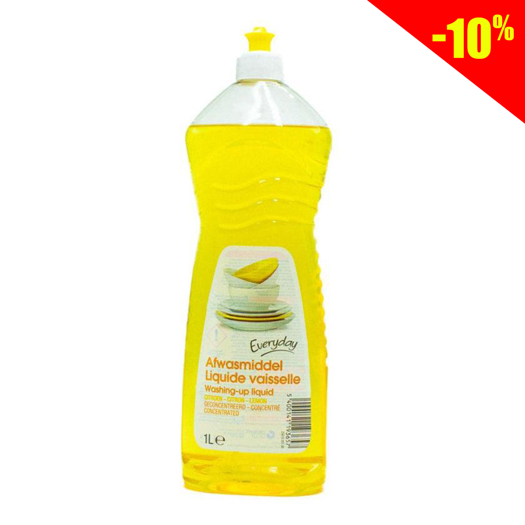 Everyday liquid dish soap lemon 1l