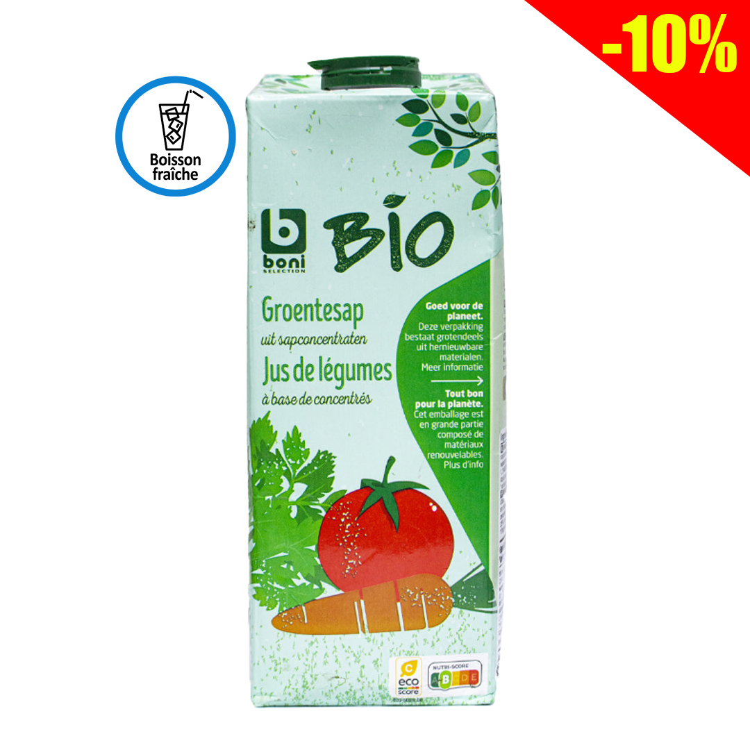 Boni vegetable juice bio from concentrate 1l