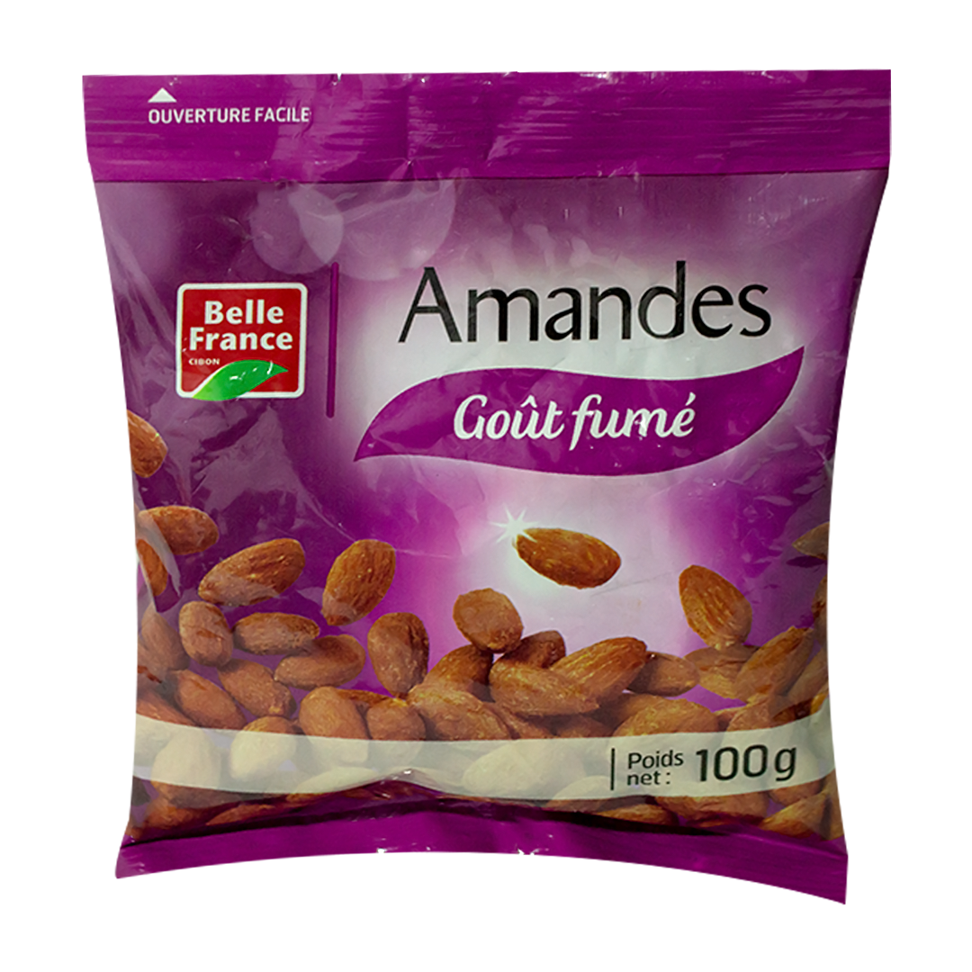 Belle France smoked flavor almonds dried fruits 100g