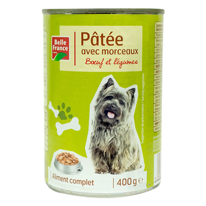 Belle France dog pate with vegetables 400g