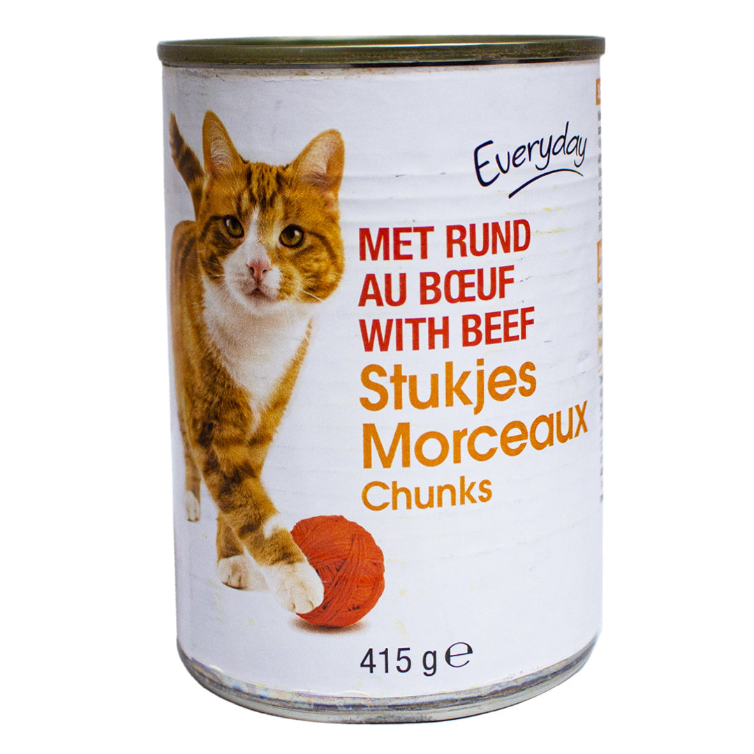 Everyday beef cat food 415g