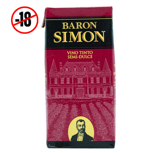 Baron Simon light red wine 10.5% 1l