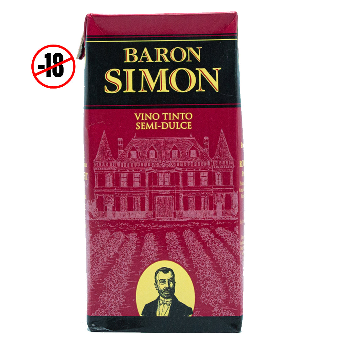 Baron Simon light red wine 10.5% 1l