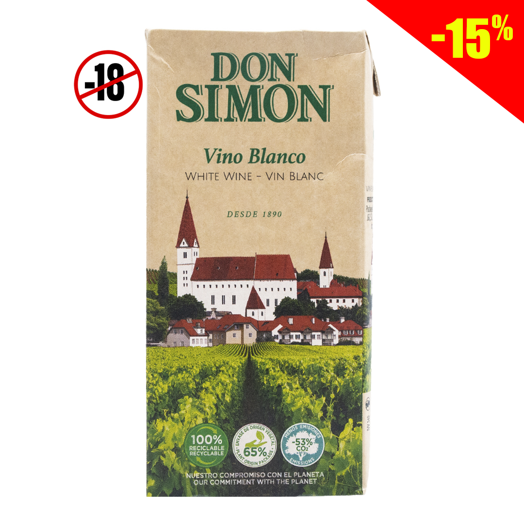 Don Simon white wine 11% 1l