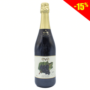 Eva non-alcoholic sparkling red grape wine 750ml
