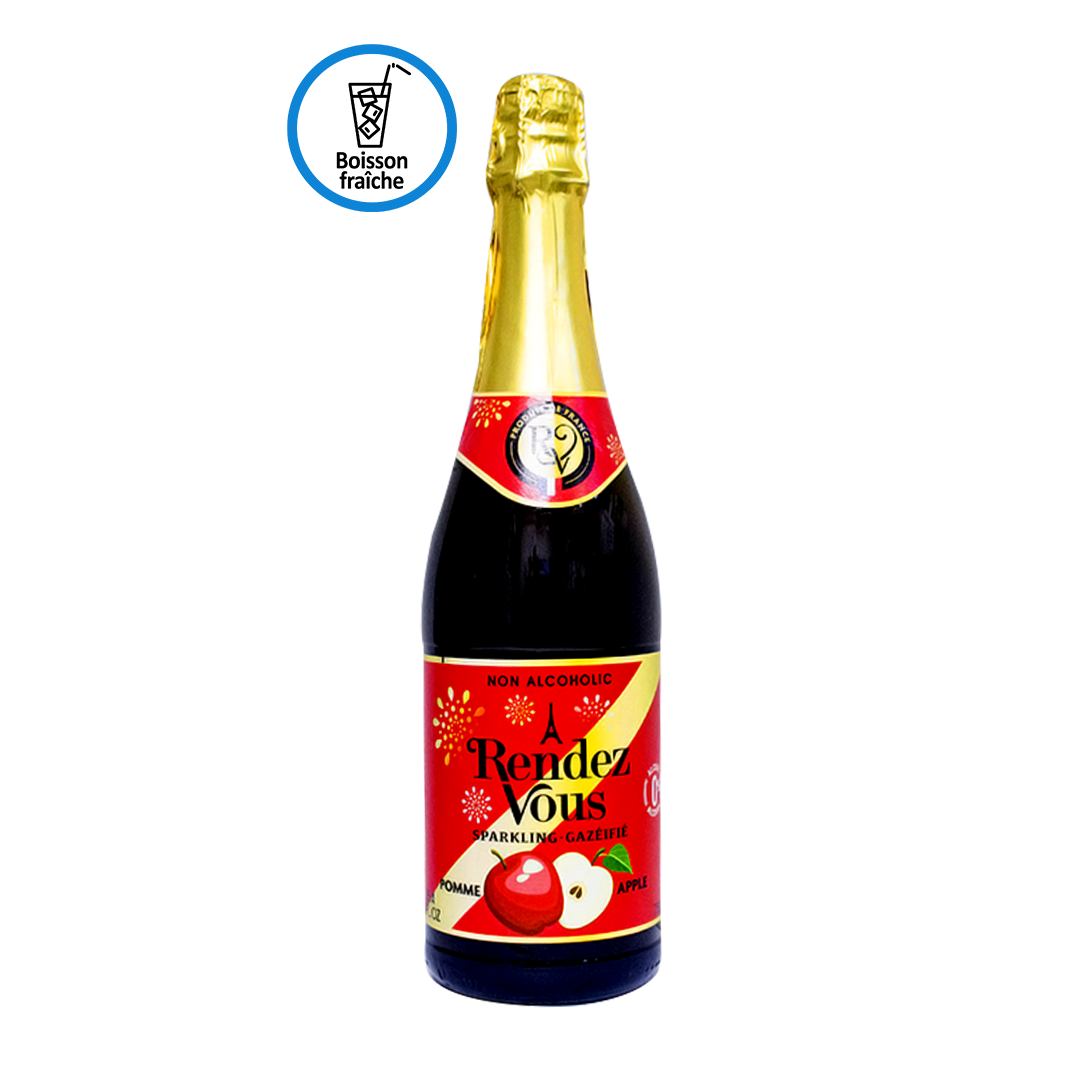 Rendez-vous non-alcoholic apple flavored wine 750ml