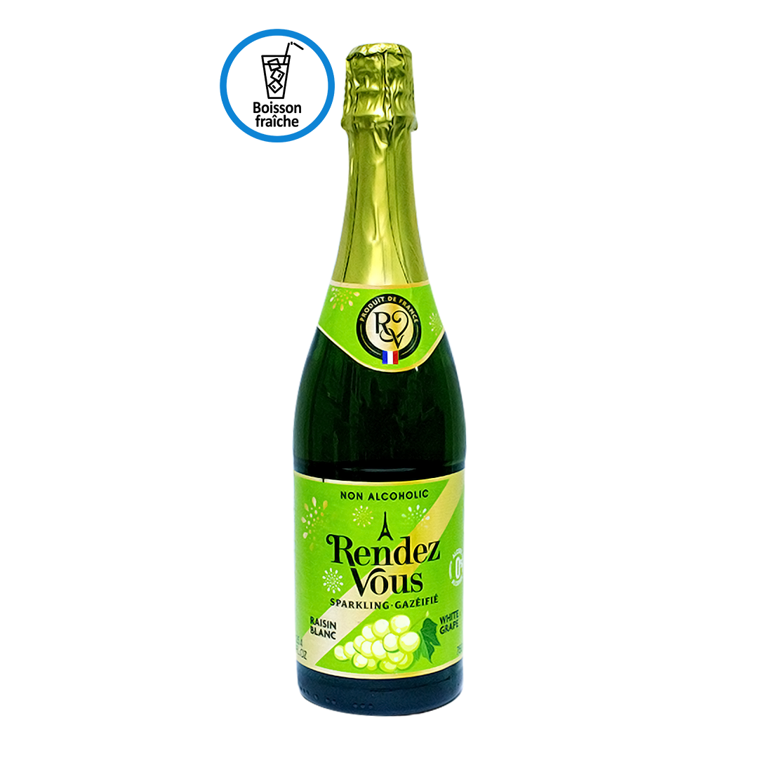 Rendez-Vous Non-Alcoholic Sparkling White Grape Wine 750ml