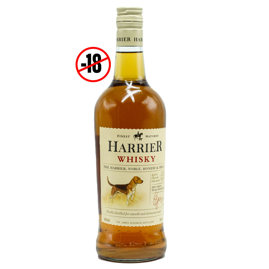 Harrier double distilled whiskey 43% 750ml