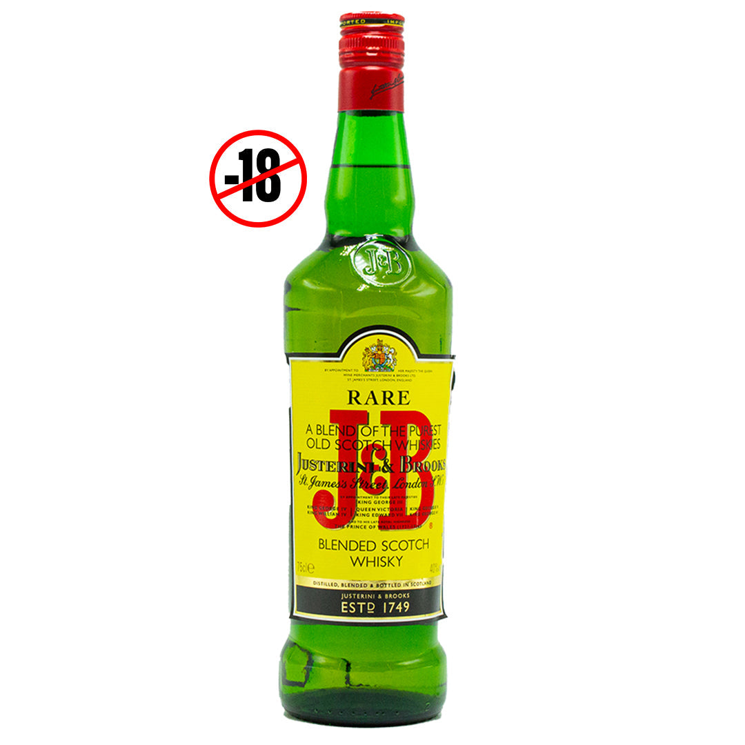 J&B Scotch rare blended whisky 40% 750ml