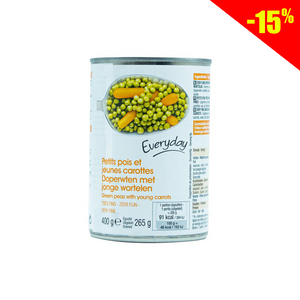 Everyday peas and young carrots 400g