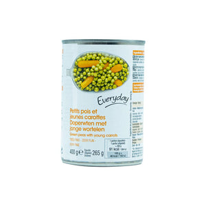 Everyday peas and young carrots 400g