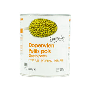 Everyday peas extra fine 800g