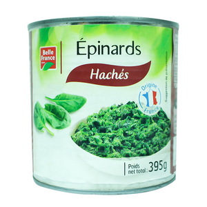 Belle France chopped frozen spinach 395g