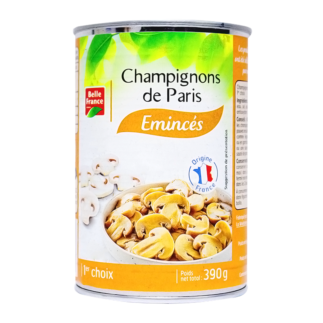 Belle France sliced Paris mushrooms first choice 390g