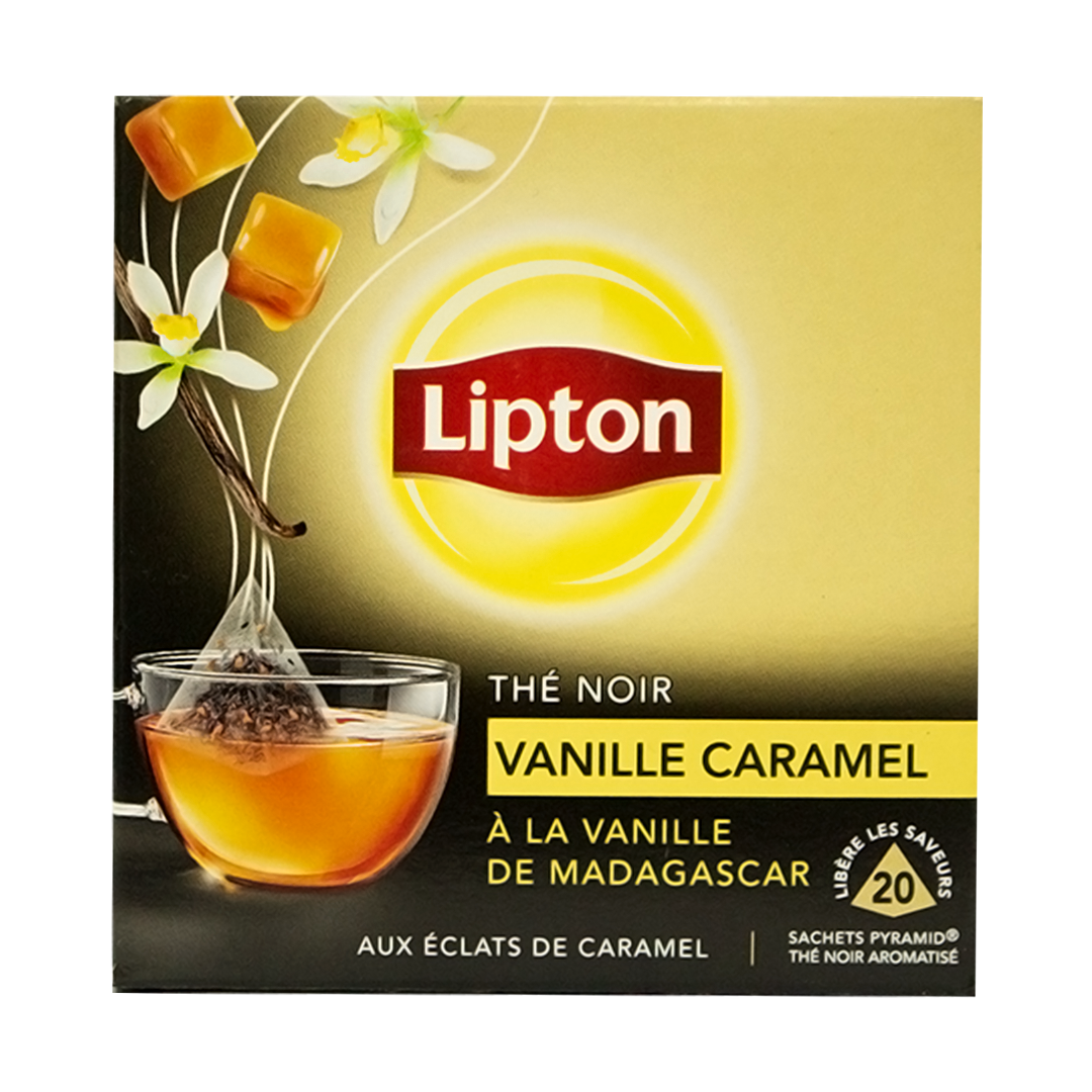 Lipton the noir vanille caramel 20pcs