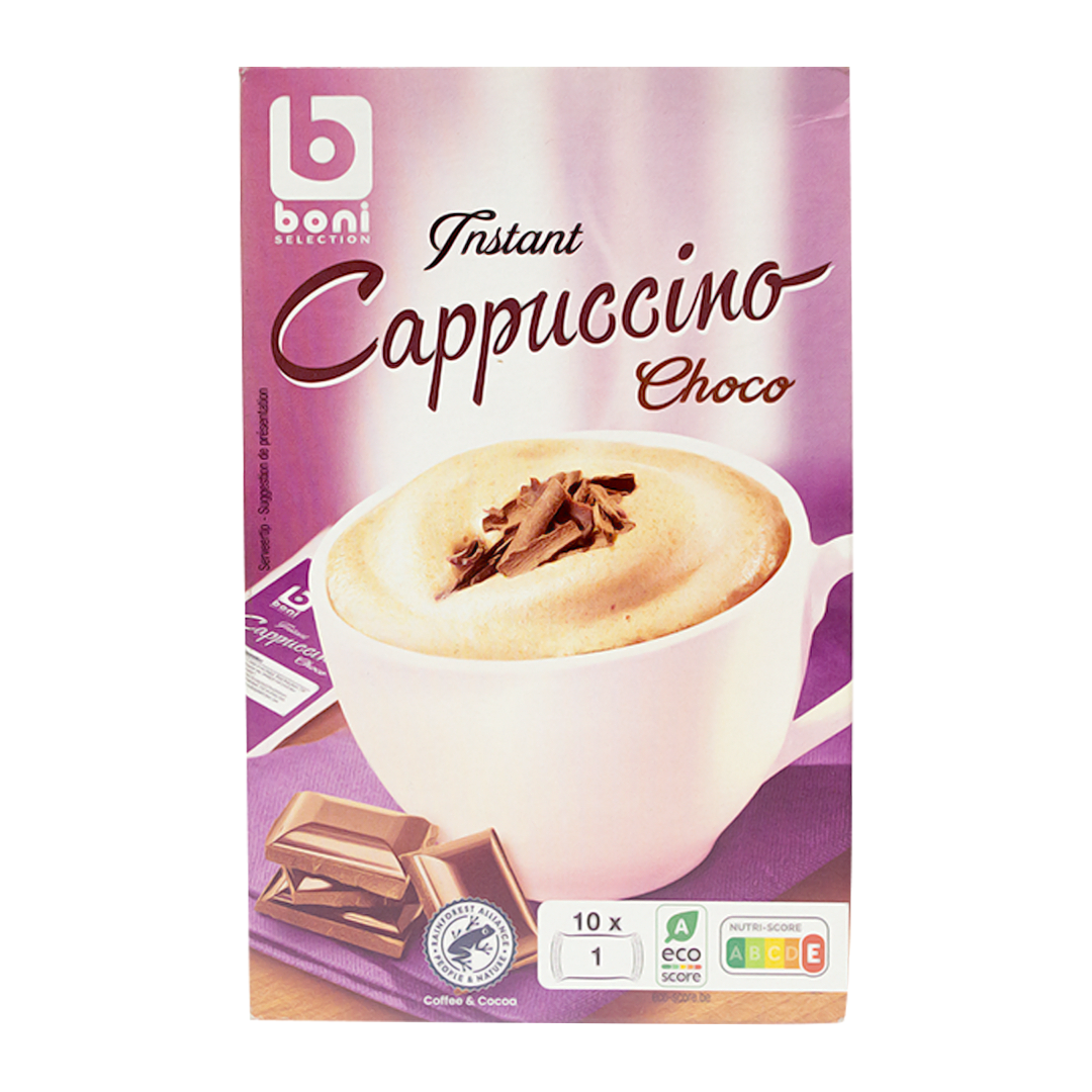 Boni instant cappuccino chocolate 125g 10 pieces